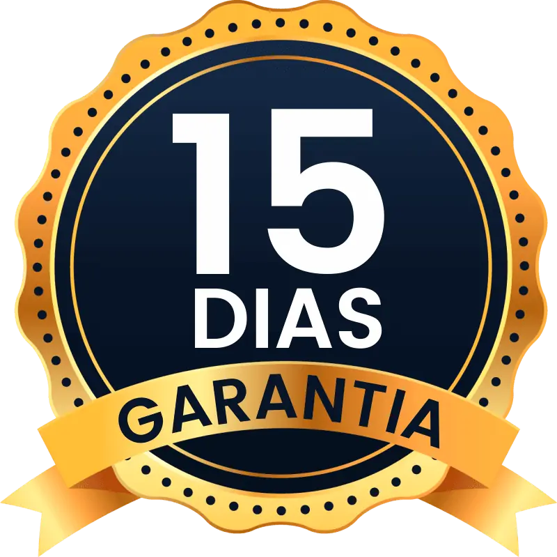 Selo de garantia de 15 dias